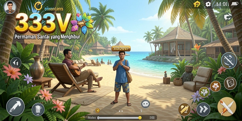 Tampilan gameplay santai dan menghibur di 333V.