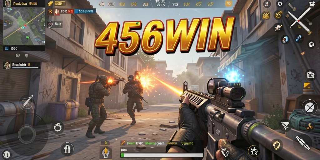 Tangkapan layar menampilkan aksi seru dalam gameplay FPS.