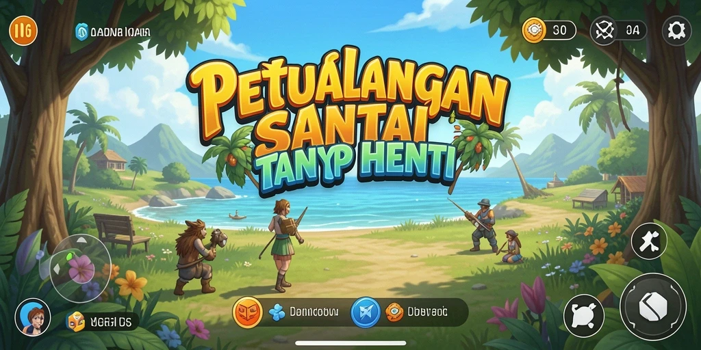 Tampilan menarik gameplay D06 dengan mekanika Idle.