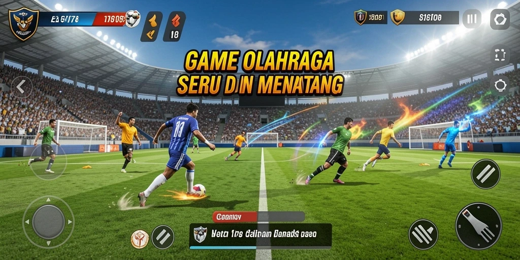 Tangkapan layar utama ELANG178 menunjukkan aksi olahraga yang mendebarkan.