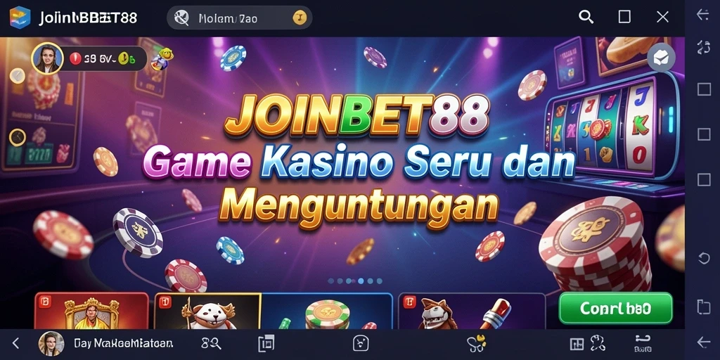 Tampilan menarik dari gameplay <strong>JOINBET88</strong> dengan grafis menawan kasino.
