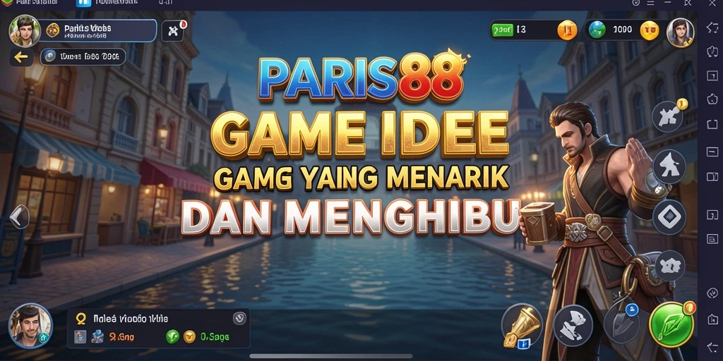 Tampilan menarik dari gameplay PARIS88 yang menghibur.