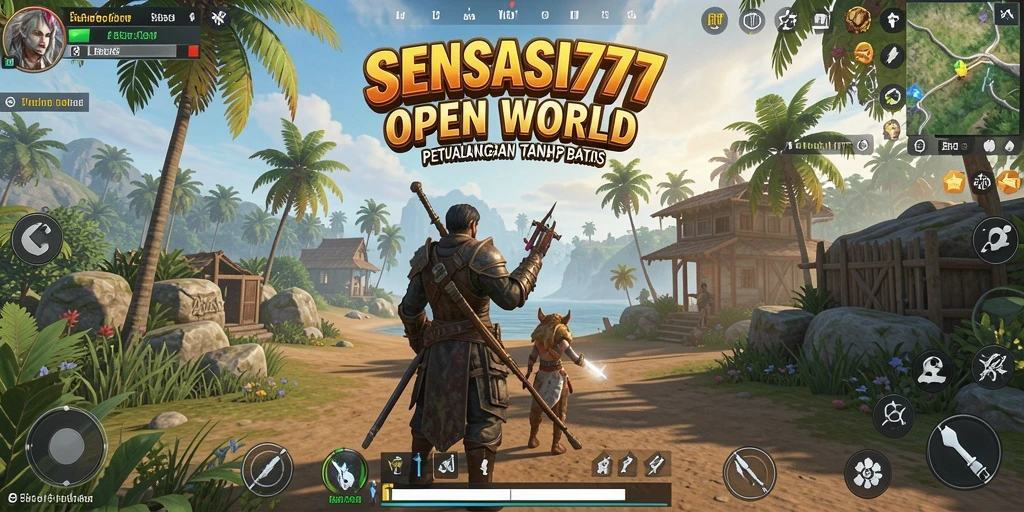 Gameplay <strong>SENSASI777</strong> menampilkan eksplorasi dunia terbuka yang menakjubkan.