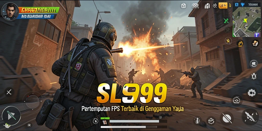 Tampilan mendebarkan gameplay SL999 saat pertempuran terjadi.