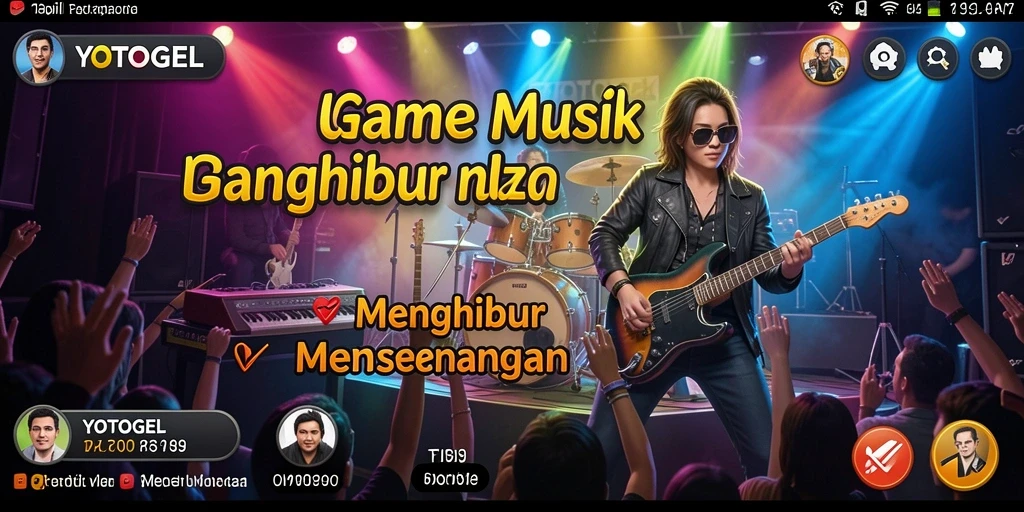Tampilan gameplay YOTOGEL yang penuh warna dan dinamis.